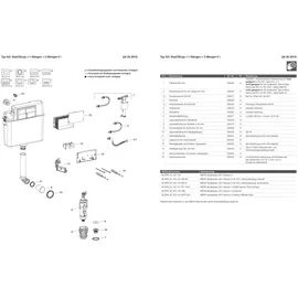 MEPA nextVIT WC-Element mit Spülkasten A31 Anschluss Dusch-WC 120 cm