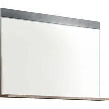 INOSIGN Garderobenspiegel "Ilana", grau (graphit grau matera), B:90cm H:69cm T:16cm, Glas, Holzwerkstoff, Spiegel, Garderobenspiegel, Spiegel mit Ablageboden - (B/T/H) 90/16/69 cm