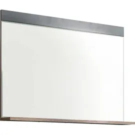 INOSIGN Garderobenspiegel "Ilana", grau (graphit grau matera), B:90cm H:69cm T:16cm, Glas, Holzwerkstoff, Spiegel, Garderobenspiegel, Spiegel mit Ablageboden - (B/T/H) 90/16/69 cm