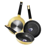 Cecotec Polka Experience Pfannen-Set 3-tlg. 20 cm + 24 cm + 28 cm