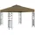 vidaXL Pavillon 3 x 3 m taupe