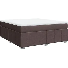 vidaXL Boxspringbett 180 x 200 cm Dunkelbraun