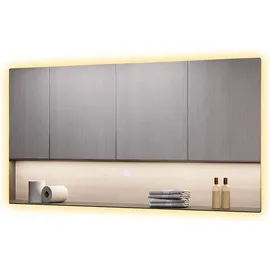 Vicco Miral 80 x 40 cm mit Backlight Beleuchtung, Model 55495 - Transparent