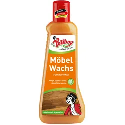 Poliboy Möbel Wachs - Pflegemittel für alle unbehandelten, gelaugten und bereits gewachsten Hölzer - 200 ml - Made in Germany