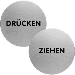 DURABLE Piktogramm Drücken 6.5 cm