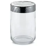 Alessi Vorratsdose Veneer 1l Glas/Edelstahl