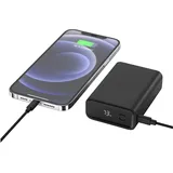 Ansmann 20000 mAh PB222PD sw Powerbank 20Ah USB PD 3.0, Quick Charge 2.0 LiPo Schwarz mit Laderegler, gleichzeitiges Laden und