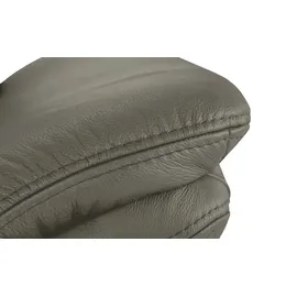 meinSofa Fernsehsessel Manon Leder 98 x 94 x 92 cm Grau