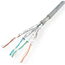 Value 21.99.0884 Netzwerkkabel CAT 6a S/FTP Grau