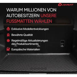 lement Gummimatte Kofferraumwanne für Audi Q2 2016- SUV