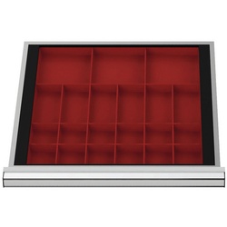 Simplaflex Schubladenorganizer, BxT: 500 x 450 mm, Kunststoff - rot