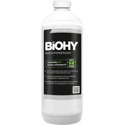 BiOHY Backofenreiniger Hochkonzentrat (1l Flasche) | Profi Grillreiniger, Fettlöser EXTRA STARK | Zur einfachen und schnellen Ofenreinigung