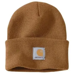 Rippstrickmütze WATCH HAT, braun - braun