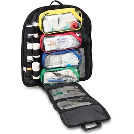 Elite Bags QUICK ACCESS Notfallrucksack | rot | kompakt | hohe Funktionalität | für die Notfallversorgung | Schnellöffnungs-System | Hüfttasche als Extra dabei