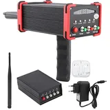 Metalldetektor, Metalldetektor im Untergrund Multifunktionaler Profi-Metalldetektor mit Großflächiges Ferner, für Metall Gold Silber(EU Plug )