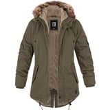 bw-online-shop Ladies Fishtail Winterparka (Sale) oliv, Größe 3XL