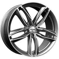 GMP Atom 7,5 x 17 5 x 112 ET45 MB66,5 Grau Poliert