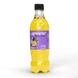 Green Passion Fruit 500 ml PET (6er Pack) – kalorienfrei & zuckerfrei – mit Stevia – exotisch-fruchtiges Erfrischungsgetränk mit Kohlensäure – ohne Aspartam & Farbstoffe