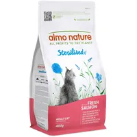 Almo Nature Sterilised Trockenfutter mit frischem Lachs 400 g