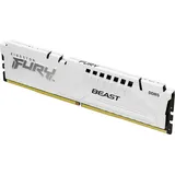 Kingston FURY DIMM 16 GB DDR5-6000, Arbeitsspeicher - weiß, KF560C30BWE-16, Fury Beast, INTEL XMP, AMD EXPO