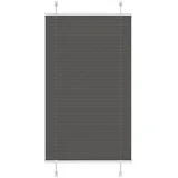 vidaXL Plissee Schwarz 70x150 cm Stoffbreite 69,4 cm Polyester
