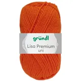 Gründl Häkelwolle 133 m orange