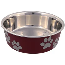 Trixie Edelstahlnapf mit Kunststoffmantel, 0,45 l/ø 14 cm assorted colours