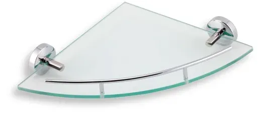Novaservis Eckregal Metalia 11 Chrom Metall, Glas 0158.0