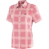 Maier Sports PHILINA Da-Bluse 1/2 Arm, red check, 38