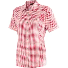 Maier Sports PHILINA Da-Bluse 1/2 Arm, red check, 38