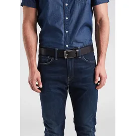 Levi's Gürtel Herren New Duncan Schwarz mit Labelprägung 105