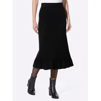 Heine Strickrock in schwarz | Gr.: 50