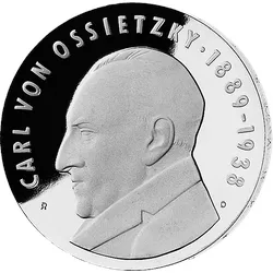 5-Mark-DDR-Gedenkmünze "100. Geburtstag Carl von Ossietzky"