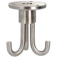 MS Beschläge Deckenhaken für Garderobe – 3-fach Kleiderhaken drehbar