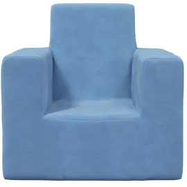 vidaXL Kindersofa vidaXL blau weich Plüsch