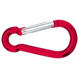 Dörner + Helmer Karabinerhaken Aluminium Rot