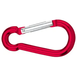 Dörner + Helmer Karabinerhaken Aluminium Rot