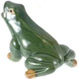 Toddmomy Wasserspeier für Teich und Garten Lebensechte Froschfigur für Fischbecken Patio und