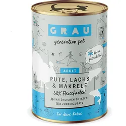 Grau - Pute, Lachs, Makrele 400g