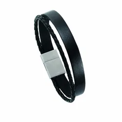 Edelstahlarmband ADELIA ́S "Edelstahl Armband 20 cm", silber, Armbänder, Herren, 20, Edelstahl, Edelstahlschmuck für Herren