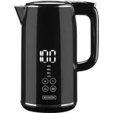Bourgini Cool Touch Digitaler wasserkocher - Digitaler wasserkocher - 1.7 l - Warmhaltefunktion - Schwarz - Schwarz