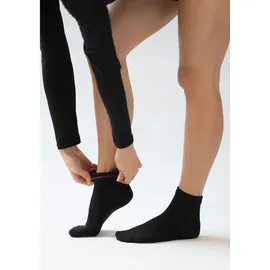 s.Oliver 4er Pack Quarter Socken Schwarz 39-42