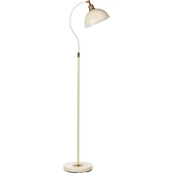 Stehlampe LENNON verstellbar Metall Hellbeige