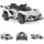 Moni Kinder Elektroauto Flash metallic silber (12 V)