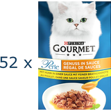 (€ 8,74/kg) Gourmet Perle Genuss in SaucHuhn Brathuhnnote 52 x 85 g