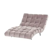 Switch Relaxliege Delphi Velours 120 x 84 x 168 cm Rosa/Pink