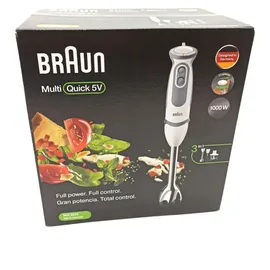 Braun MultiQuick 5 MQ 5235 WH Stabmixer premium weiß/grau