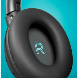 LAMAX Base2, kabellose Kopfhörer, Akkulaufzeit bis zu 48 Stunden, Bluetooth 5.3, Android- und iOS-Unterstützung, leichtes faltbares Design, USB-C