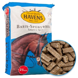 HAVENS BASIS-SPORTBROK, haferfreie Pellets für Pferde, 25kg