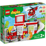 LEGO Duplo Feuerwehrwache mit Hubschrauber 10970